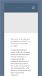 Mobile Screenshot of mindfulnessmeditationinecuador.org